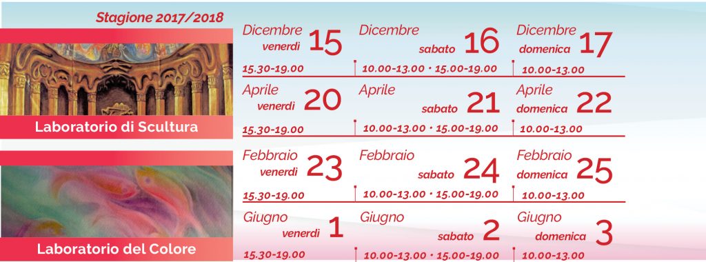 Colore Scultura Henk Jan Meijer calendario 2017-18