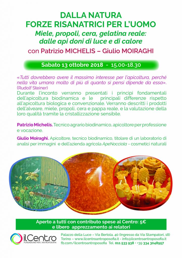 Giulio Moiraghi natura api-locandina 13-10-2018