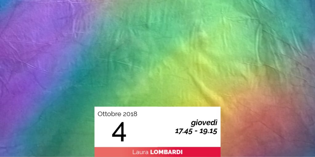 LABORATORIO DI PITTURA a cura di Laura Lombardi - 4-10-2018