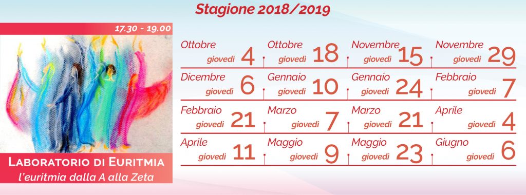 Il calendario 2018-2019 di Francesca Gatti