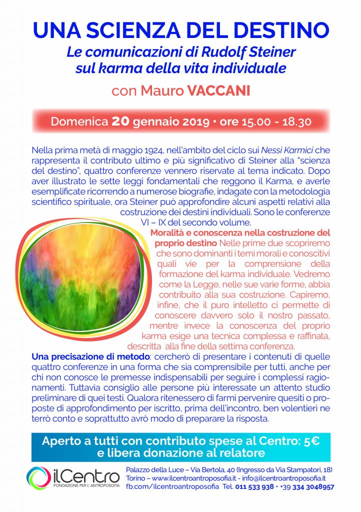 Mauro Vaccani nessi karmici locandina 1