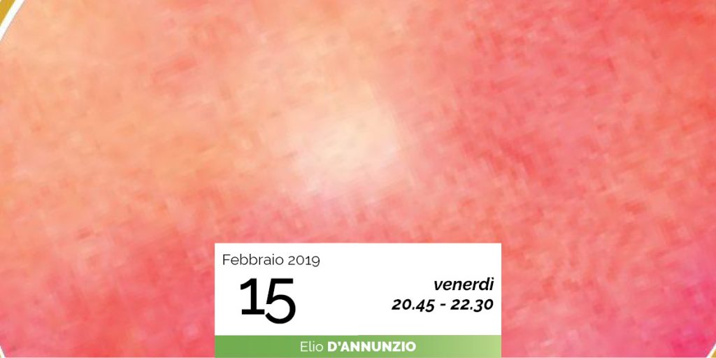 Elio D'Annunzio ritmo fonte benessere data 15-2-2019