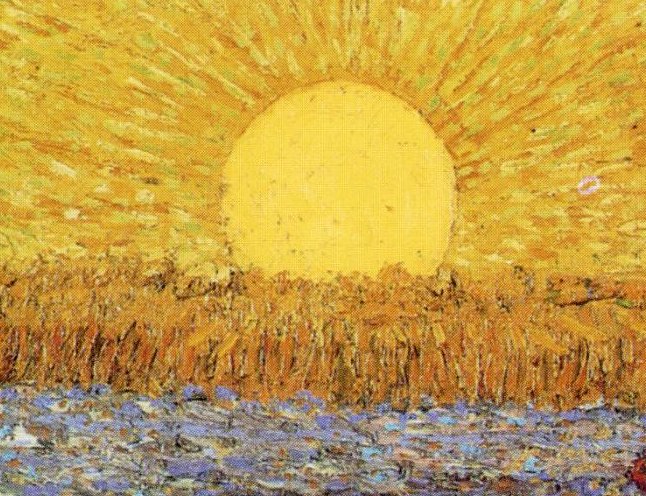 Vincent Van Gogh – Seminatore al tramonto (dettaglio)