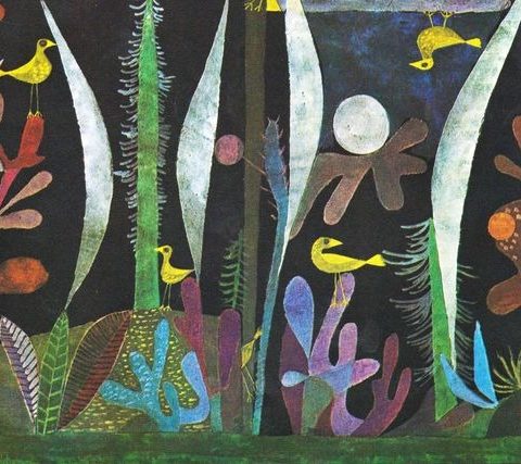 Paul Klee - Paesaggio con uccelli gialli