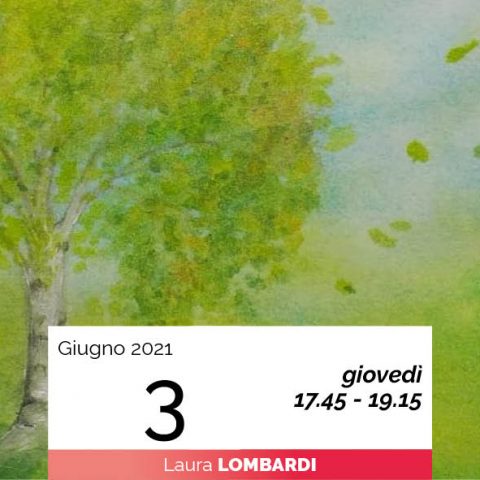 Laura Lombardi pittura sette alberi e sette pianeti 3-6-2021