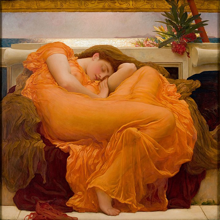 Flaming June, di Lord Leighton Frederic (1830-1896) - olio su tela - Museo de Arte de Ponce, Ponce, Puerto Rico