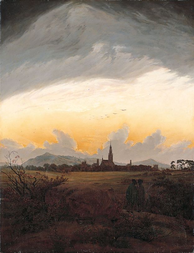 Neubrandenburg (c. 1816) di Caspar David Friedrich