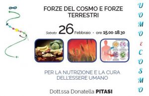 Donatella Pitasi - FORZE DEL COSMO E FORZE TERRESTRI - 26-2-2022