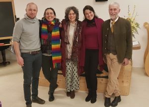 Lukas M., dott.ssa Laura Zamboni, Marinella Collina, dott.ssa Elena Zaino e dott. Stefano Gasperi
