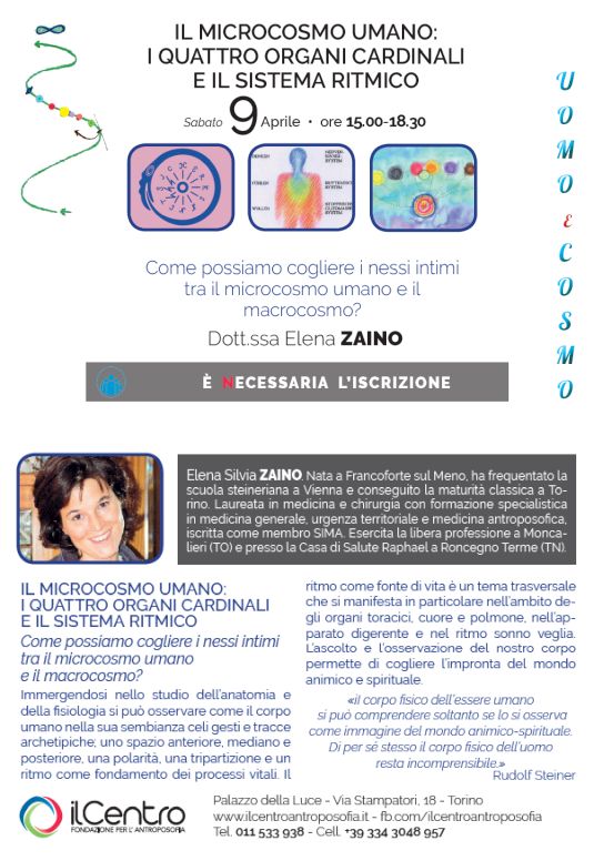 IL MICROCOSMO UMANO con Elena Zaino - locandina