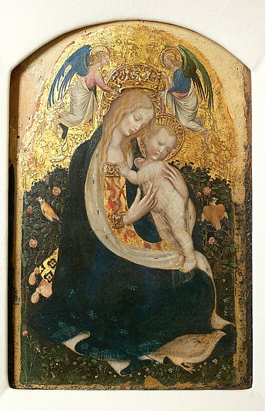 Pisanello, Madonna della quaglia (1420 ca.)