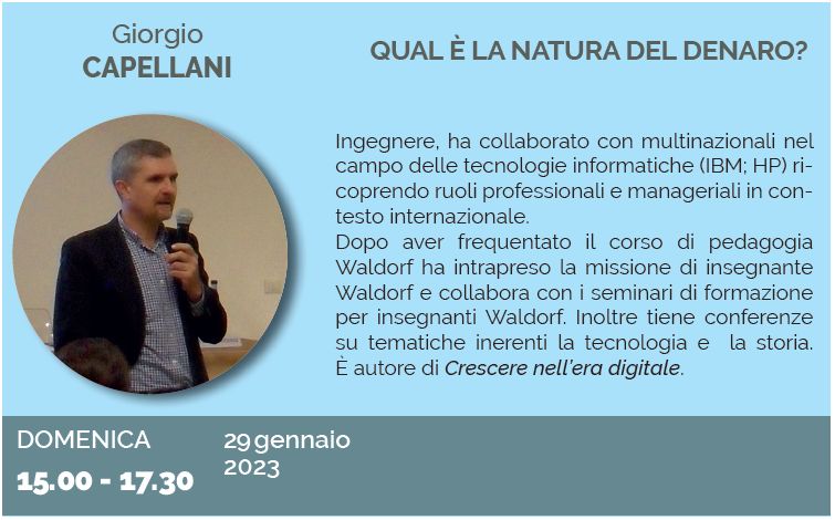Giorgio Capellani - La natura del denaro - 29-1-2023