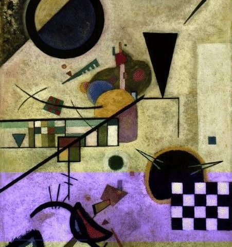 Vasilj Kandinskij, Contrasting sounds (Suoni contrastanti) 1924