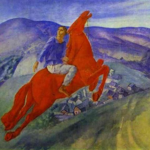 Kuzma Petrov Vodkin, Fantasia, olio su tela, 1925