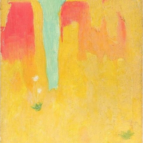 Maurice Denis, Il Cristo verde, 1890, olio su cartoncino