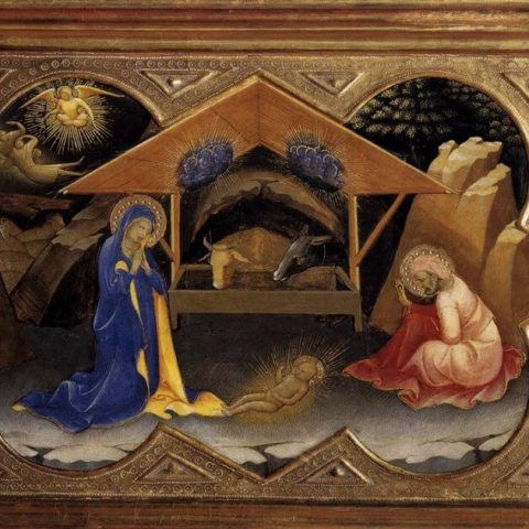 Lorenzo Monaco, Natività di Gesù, tempera su tavola, 1413