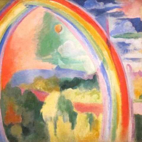 Robert Delaunay, Arcobaleno, olio su tela, 1913