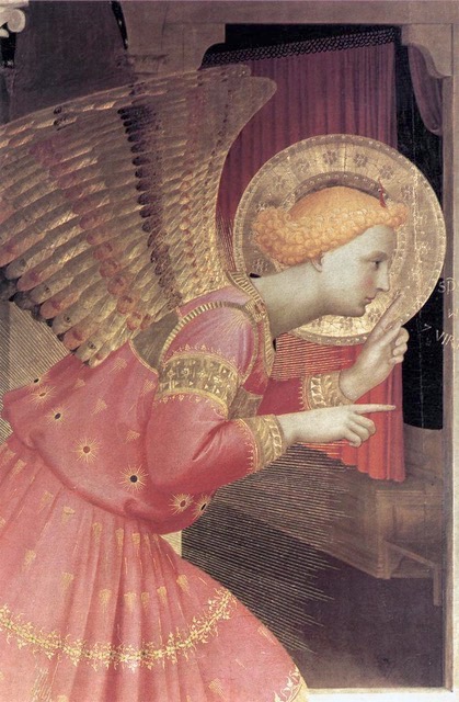 Annunciazione di Cortona Dipinto di Beato Angelico - dettaglio