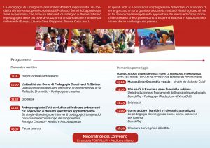 Convegno PEDAGOGIA D’EMERGENZA... pieghevole pag.2