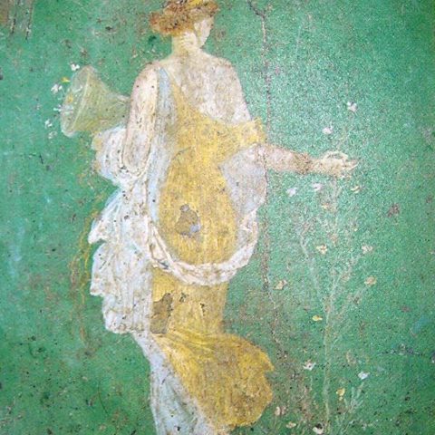 Flora, affresco romano di Stabia, 1° secolo d.C.