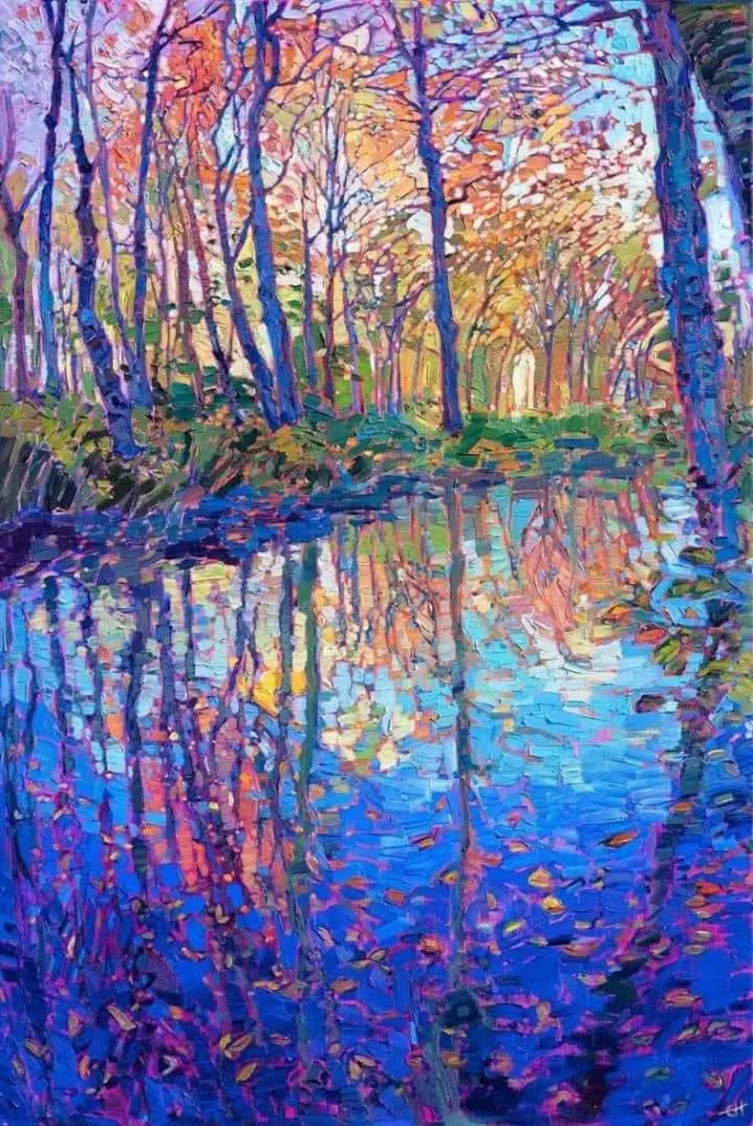 Erin Hanson, Colori riflessi, 2018