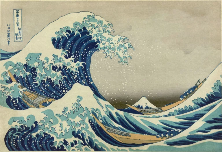 The Great Wave of Kanagawa, by Katsushika Hokusai