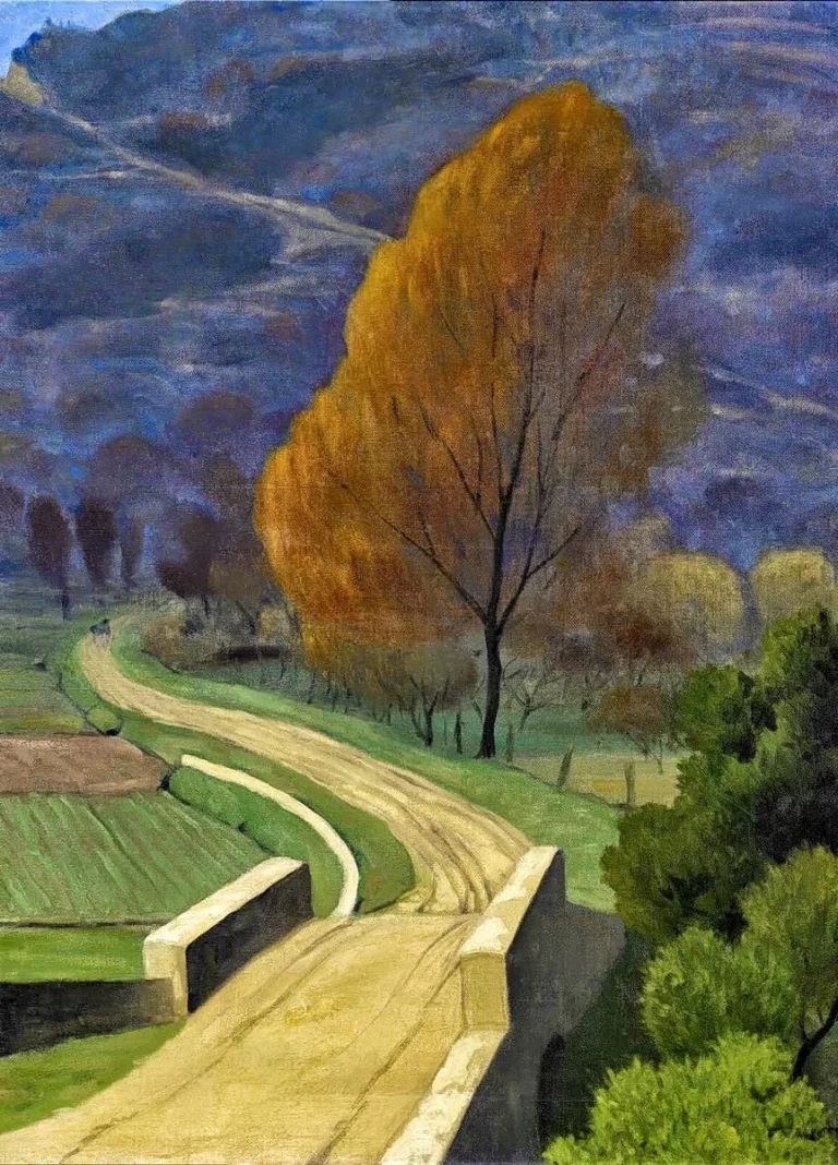 Félix Vallotton, Ponte sul Béal, olio su tela 1922