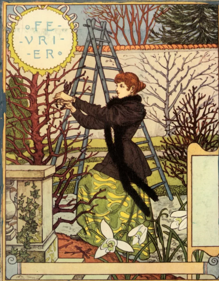 Eugène Grasset, La belle jardinière, 1896