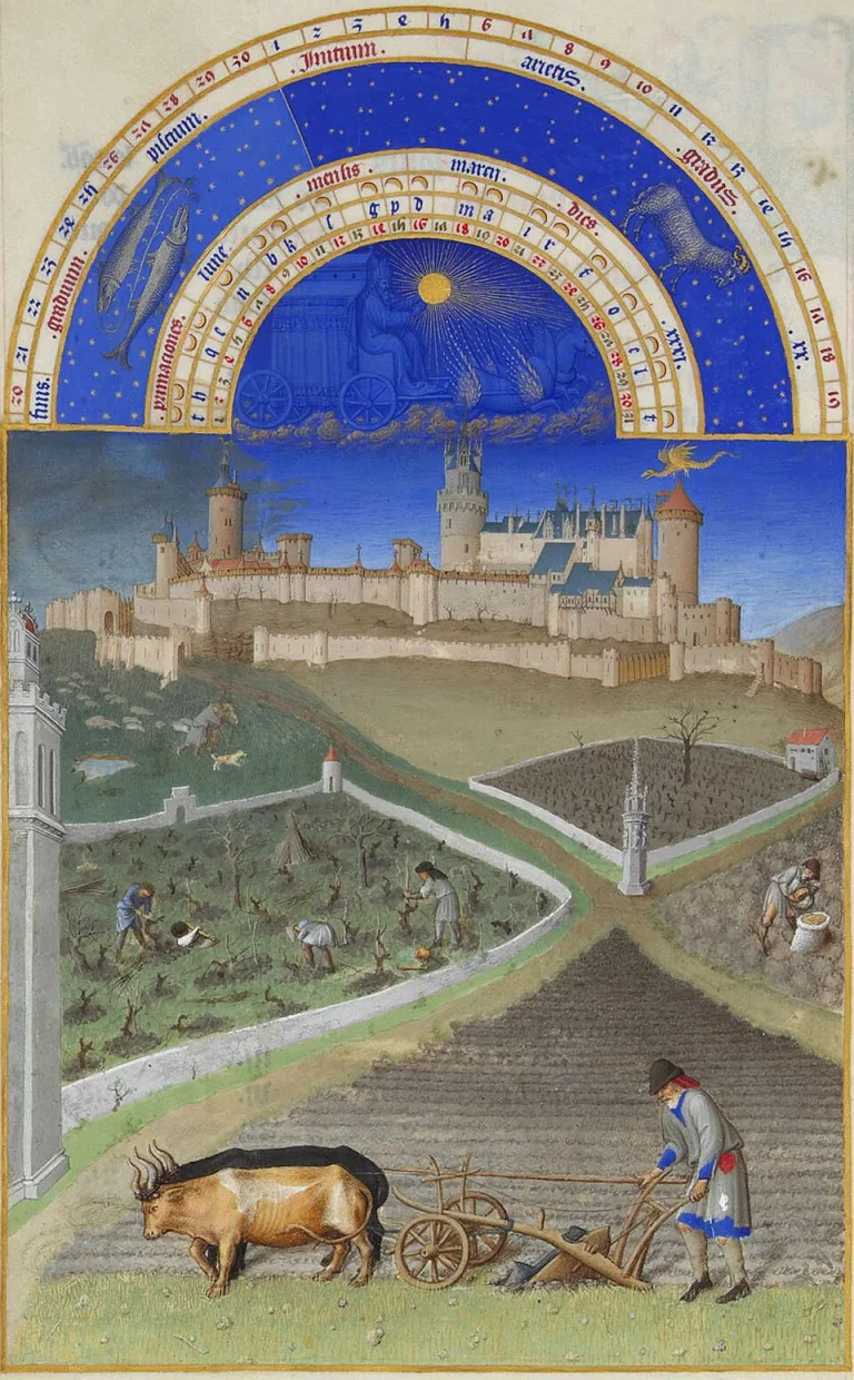 Fratelli Limbourg, Marzo, 1412