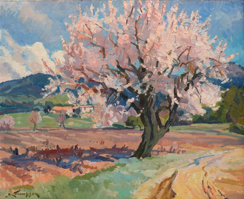 Sydney Thompson, Mandorlo a Peille,1938